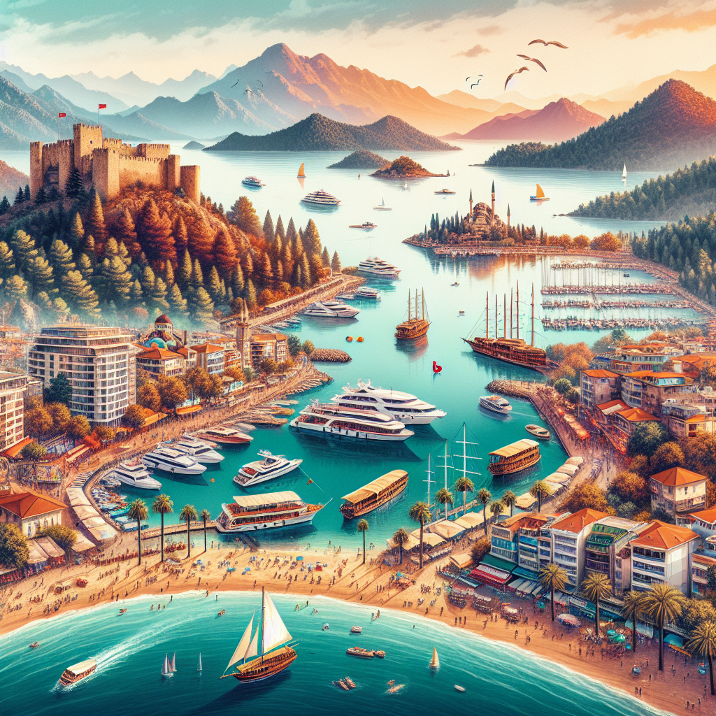 Marmarisin Gezilecek En Güzel 10 Yeri realistic style