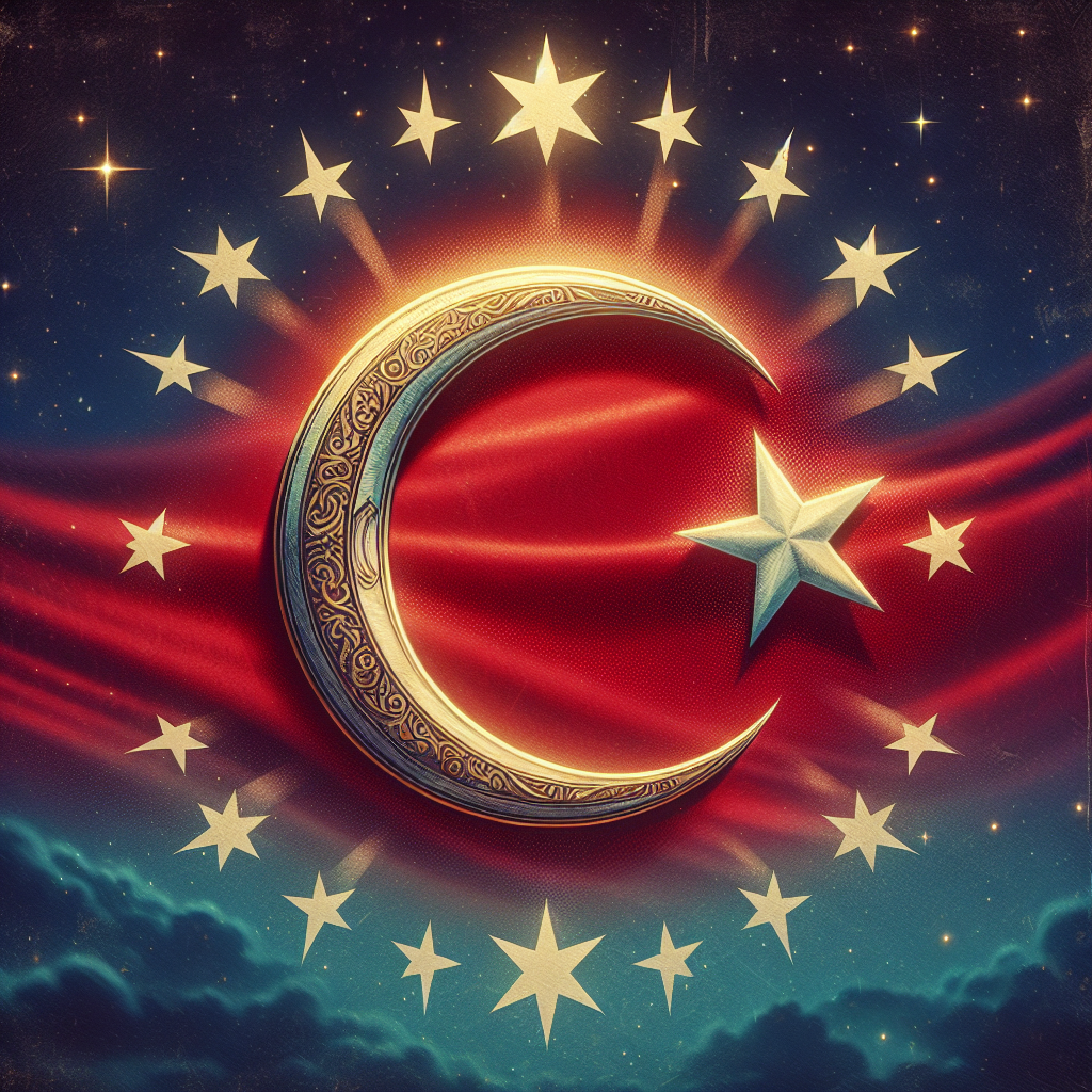 Türk Bayrağındaki Ay ve Yıldız Nereden Geliyor ? İşte Şanlı Türk Bayrağımızın Tarihi realistic style.