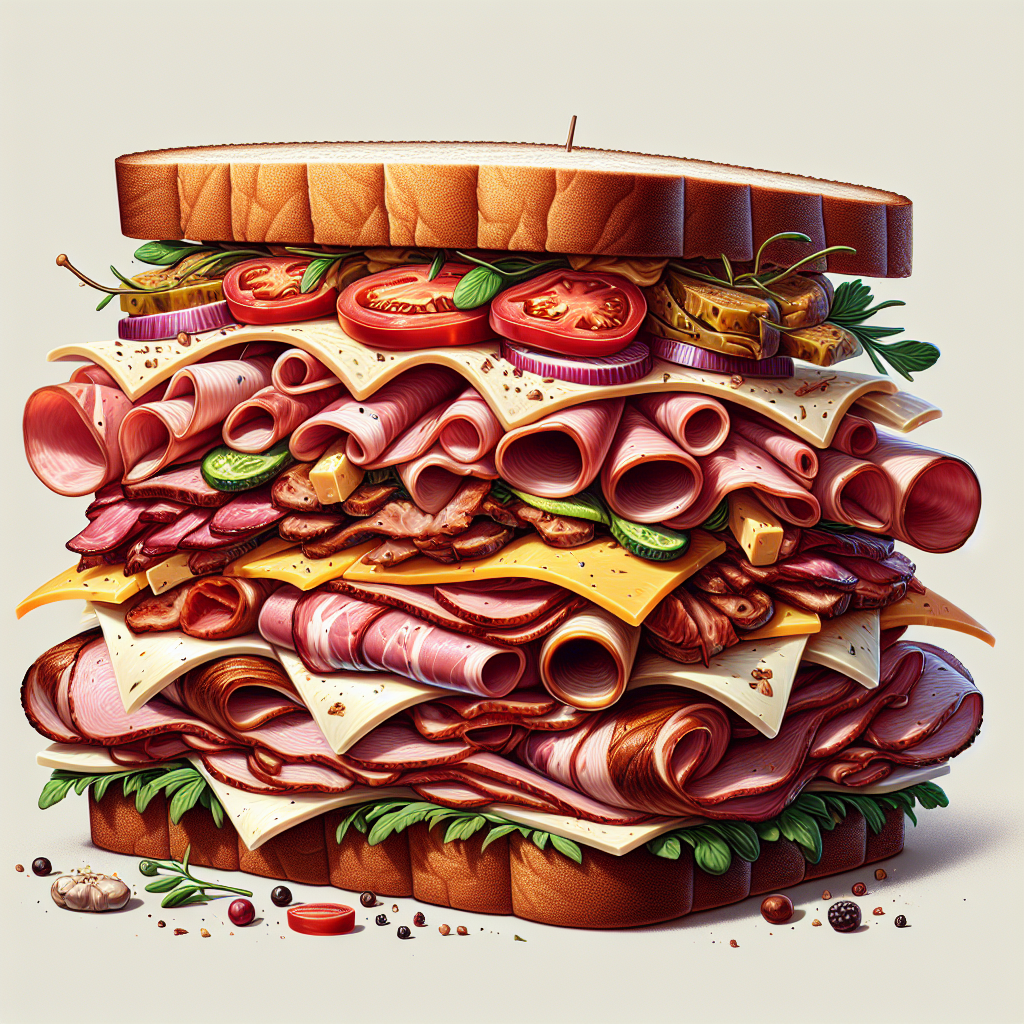 Doğru Sandviç Nasıl Olmalı ? Protein bombası bir tarif! realistic style.