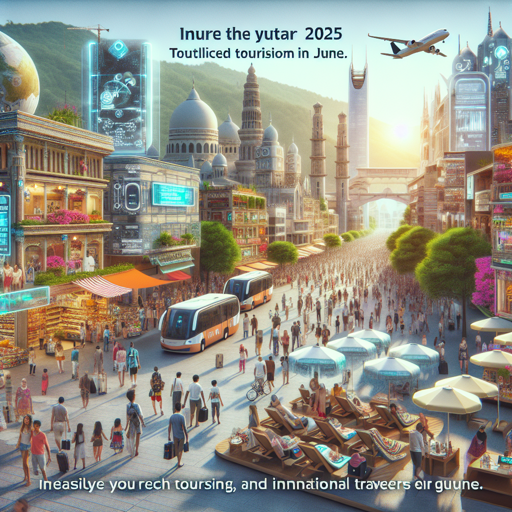 Haziran ile birlikte Turizm canlanması bekleniyor. Peki 2025'de Turizm nasıl olacak ? realistic style