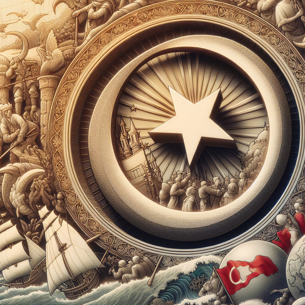 Türk Bayrağındaki Ay ve Yıldız Nereden Geliyor ? İşte Şanlı Türk Bayrağımızın Tarihi realistic style.