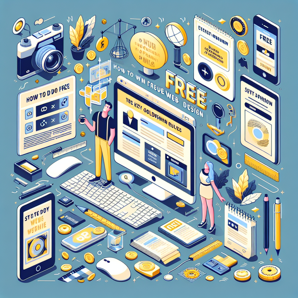 Ücretsiz Web Tasarımı Nasıl Yapılır ? 10 Altın Kural ve Detaylar realistic style