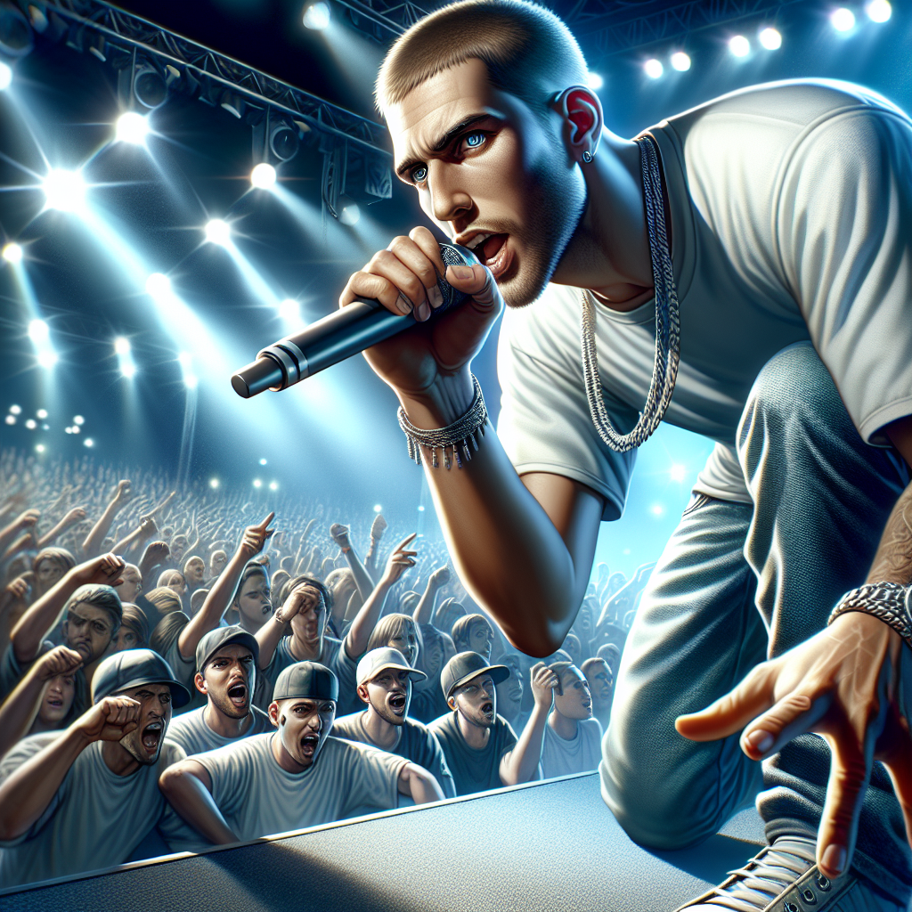 ABD'nin Rapstar Eminem Kariyeri Dudak Uçuklatıyor! realistic style
