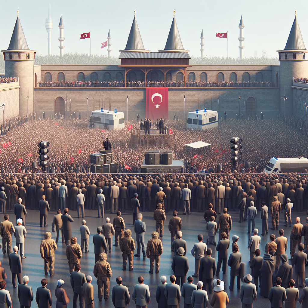 Türkiye'de İşçi Bayramı 1 Mayıs Kutlanacak mı ? İmamoğlu İçerde, güvenlik önemleri bekleniyor realistic style.