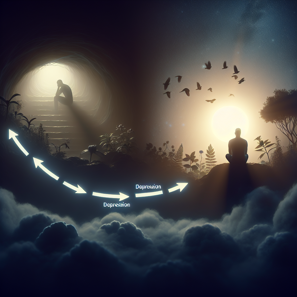 Depresyon aslında nedir ve nasıl geçer? realistic style