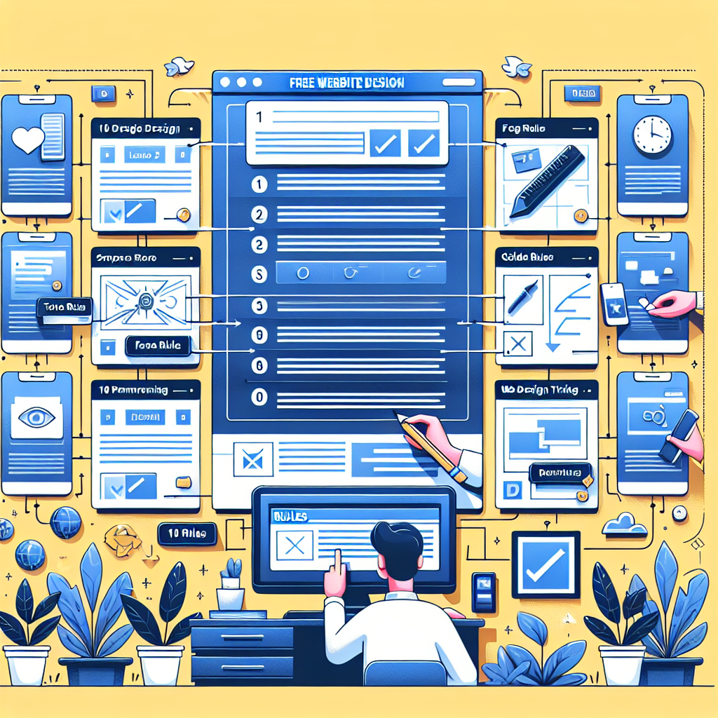 Ücretsiz Web Tasarımı Nasıl Yapılır ? 10 Altın Kural ve Detaylar realistic style