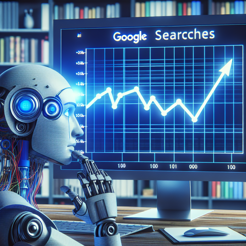 Google Aramaları Yapay Zeka Çıkışından Sonra Geriliyor.. realistic style.