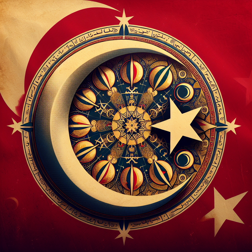Türk Bayrağındaki Ay ve Yıldız Nereden Geliyor ? İşte Şanlı Türk Bayrağımızın Tarihi realistic style.