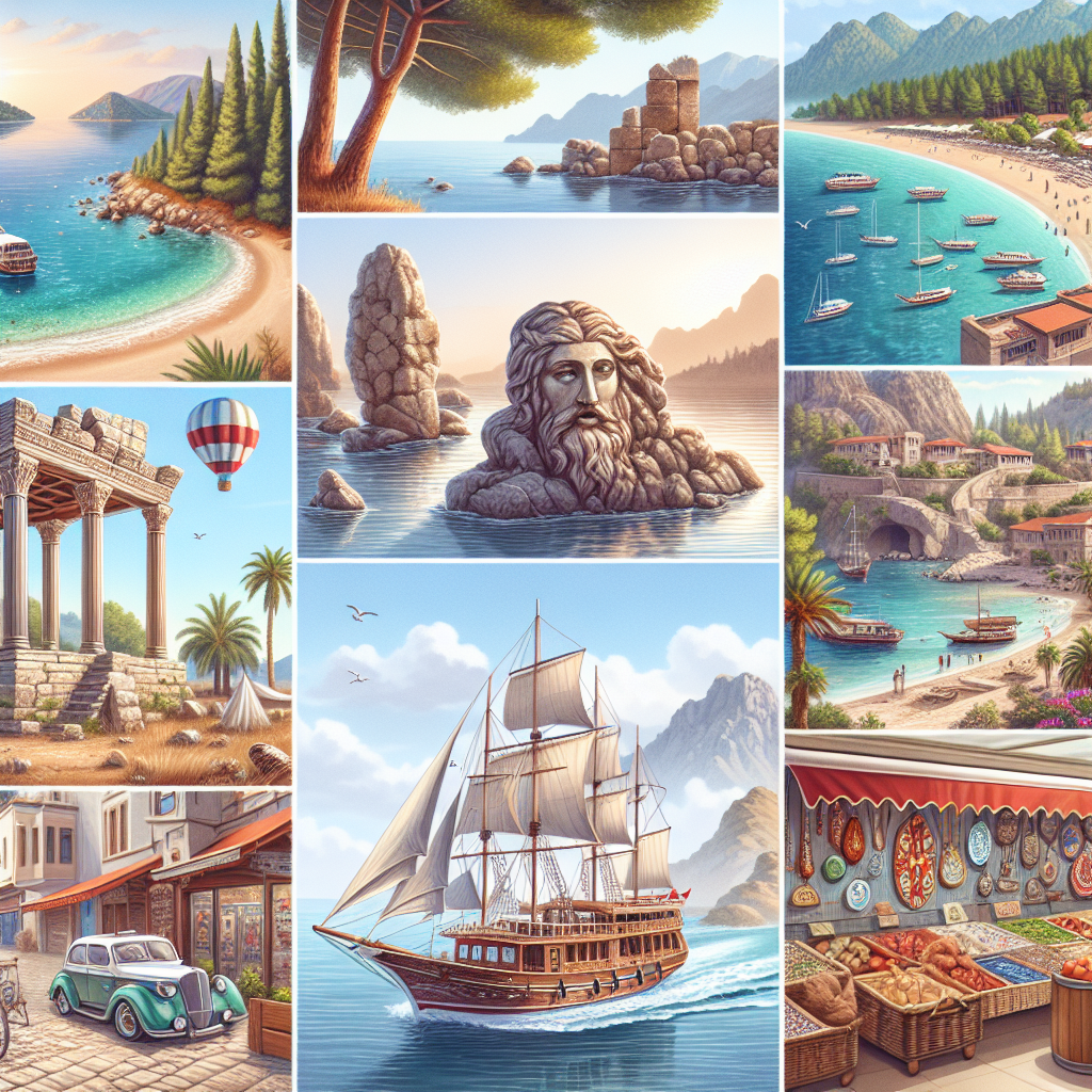Marmarisin Gezilecek En Güzel 10 Yeri realistic style