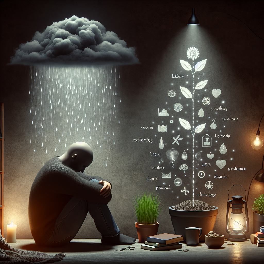 Depresyon aslında nedir ve nasıl geçer? realistic style
