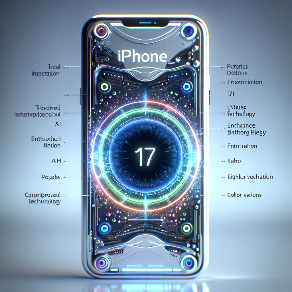 Yeni IPhone 17 Nasıl olacak işte tüm detaylar realistic style