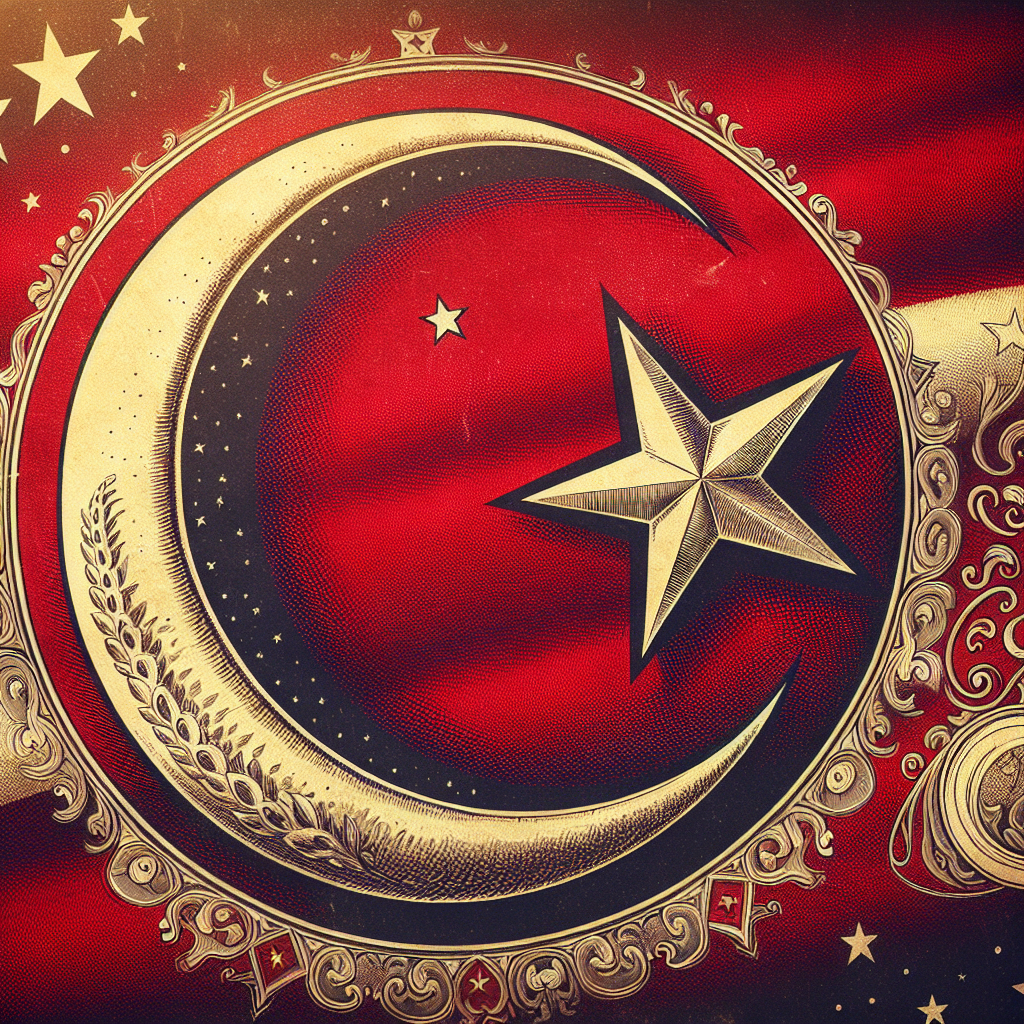 Türk Bayrağındaki Ay ve Yıldız Nereden Geliyor ? İşte Şanlı Türk Bayrağımızın Tarihi realistic style.