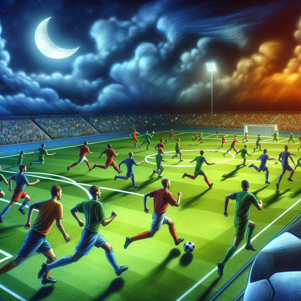 Rüyada Futbol Oynamak Ne anlama gelmektedir ? işte Detaylı olarak Rüyanın Açıklaması! realistic style