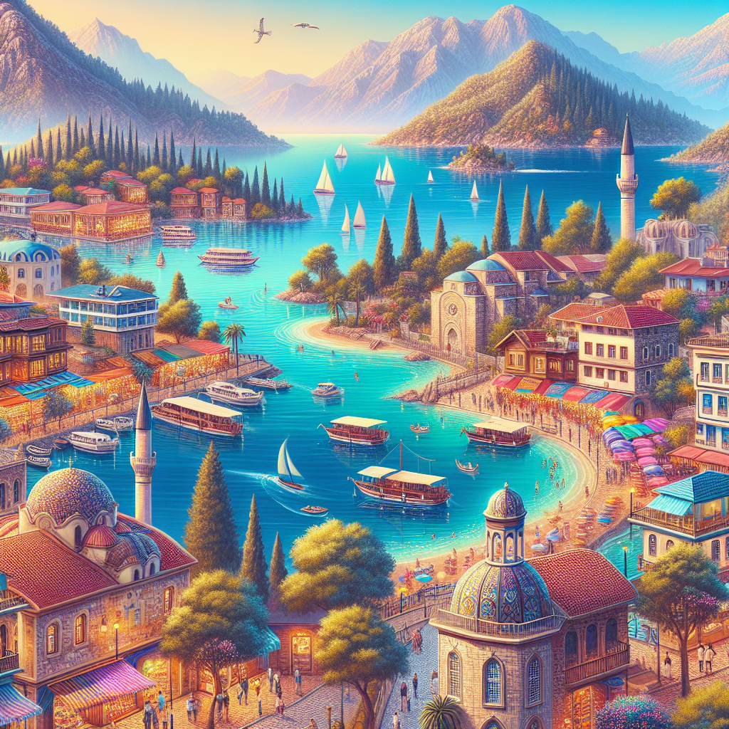 Marmarisin Gezilecek En Güzel 10 Yeri realistic style