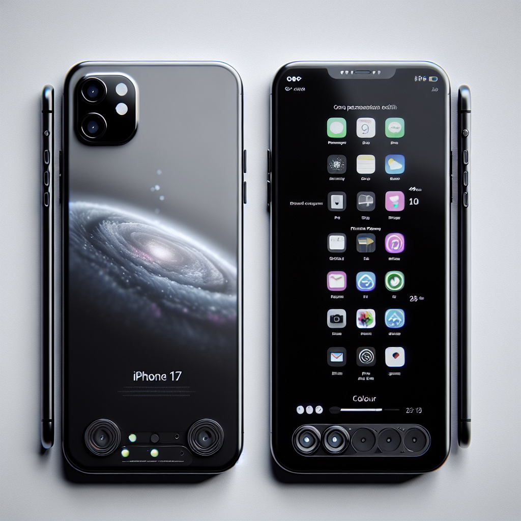 Yeni IPhone 17 Nasıl olacak işte tüm detaylar realistic style