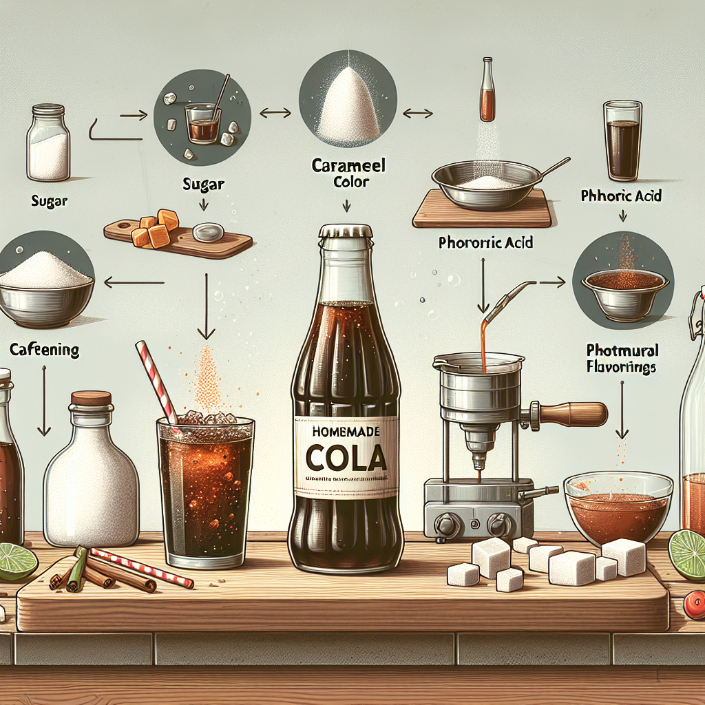 Evde kola nasıl yapılır ? Boykot ürünlerinin sayısı artarken, evde kolanızı kendiniz yapın realistic style