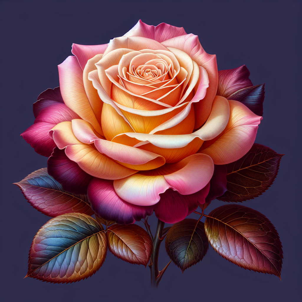 Gül'ün renkleri realistic style.