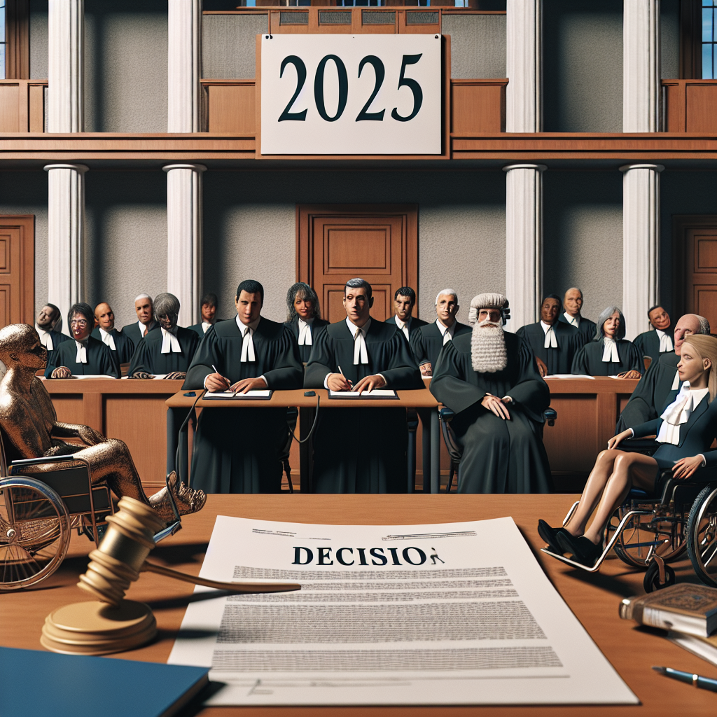 Engelli Araç Yasası Anayasa Mahkemesi Kararı 2025 realistic style