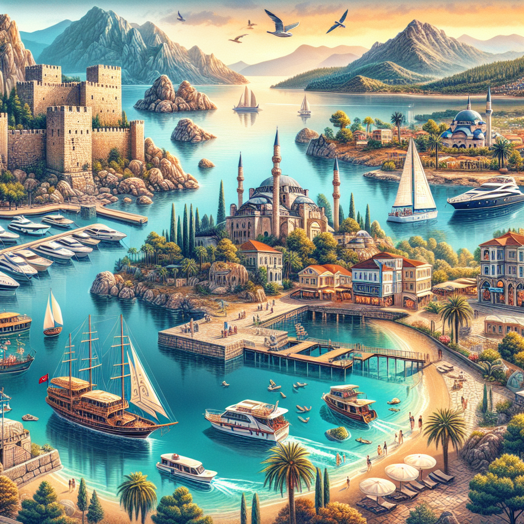Marmarisin Gezilecek En Güzel 10 Yeri realistic style