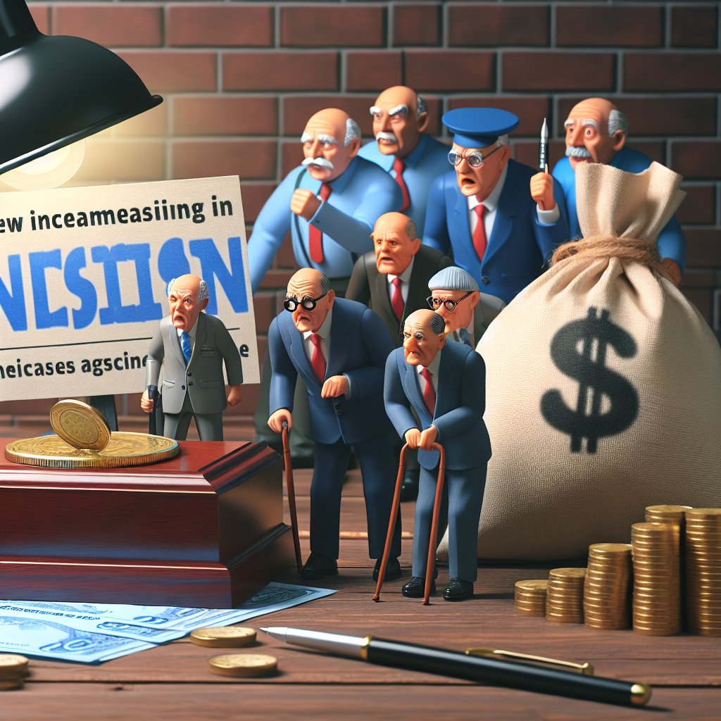 Emekli Maaşlarına Yeni Zam Bekleniyor. Enflasyon Karşı Yeni Önemler. realistic style.