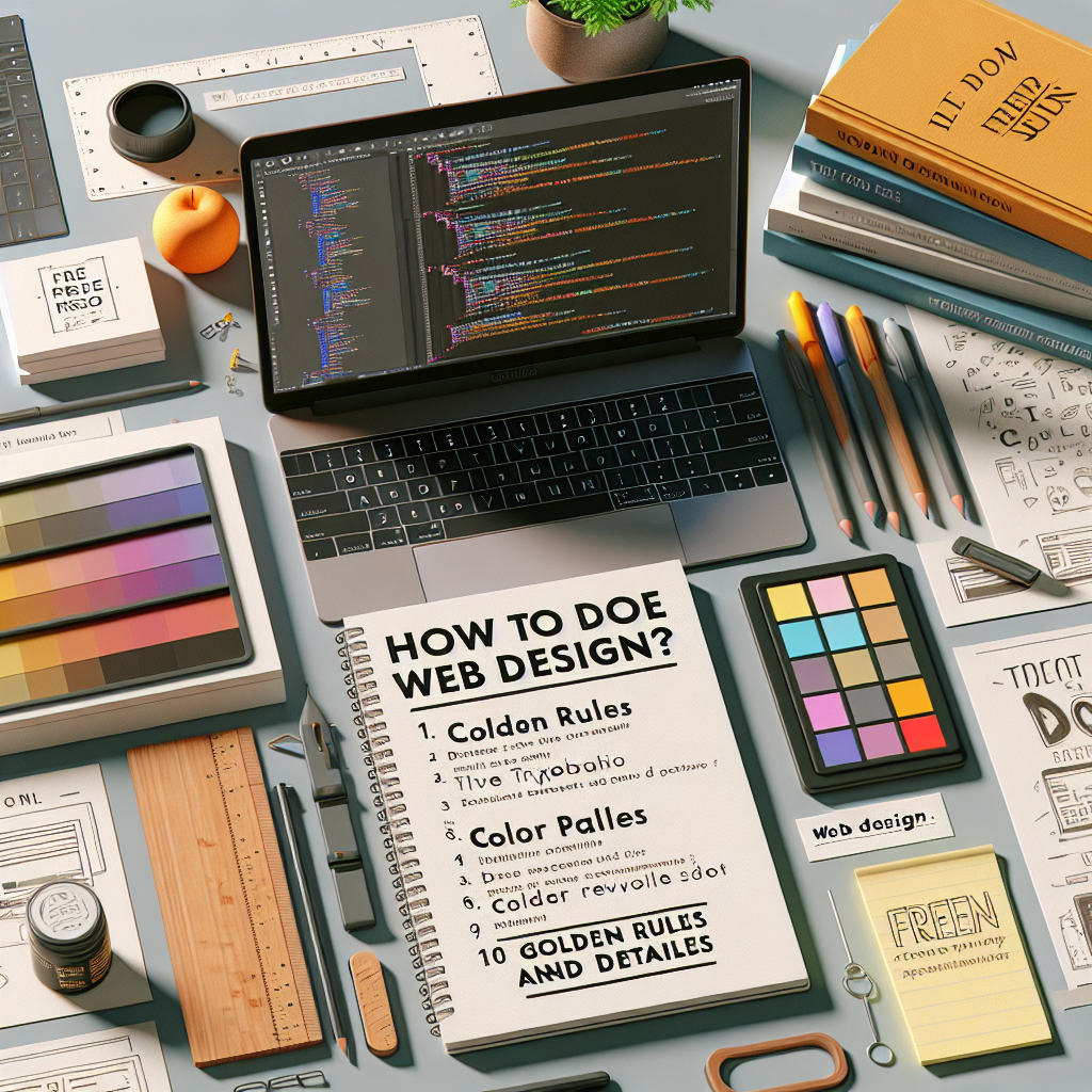 Ücretsiz Web Tasarımı Nasıl Yapılır ? 10 Altın Kural ve Detaylar realistic style