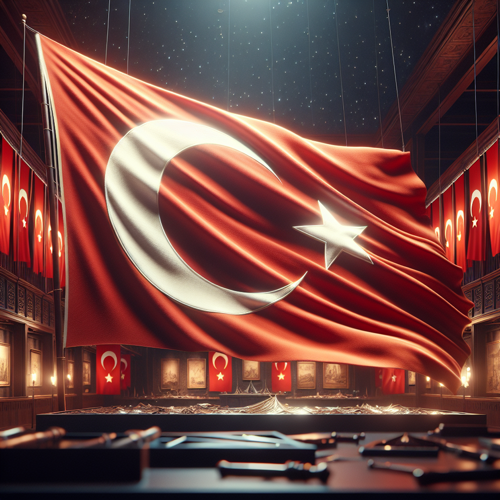 Türk Bayrağındaki Ay ve Yıldız Nereden Geliyor ? İşte Şanlı Türk Bayrağımızın Tarihi realistic style.