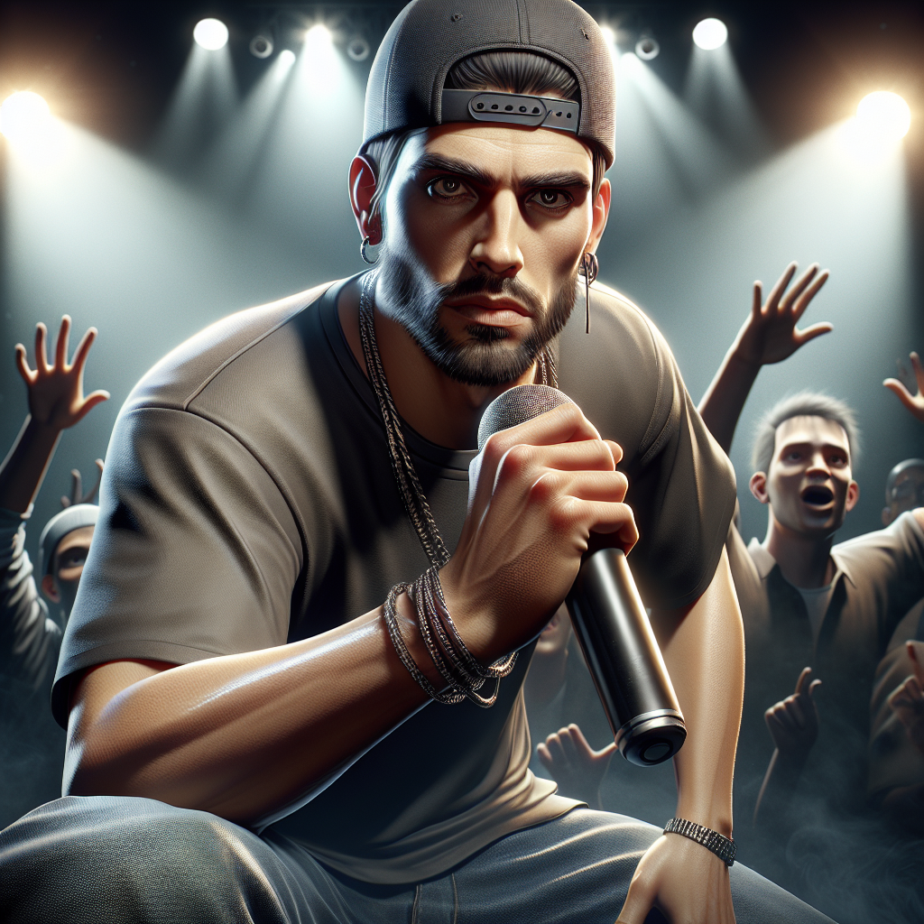 ABD'nin Rapstar Eminem Kariyeri Dudak Uçuklatıyor! realistic style