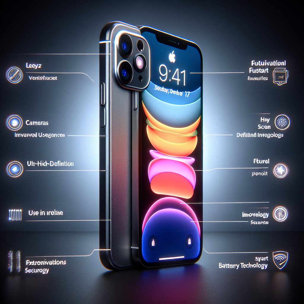 IPhone 17 için Beklenen en önemli özellikler Neler ? İşte Detaylar... realistic style