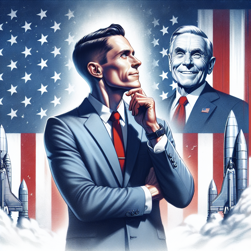 Yeni Parti Kuran Elon Musk ABD ye Başkan Olabilir mi ? realistic style