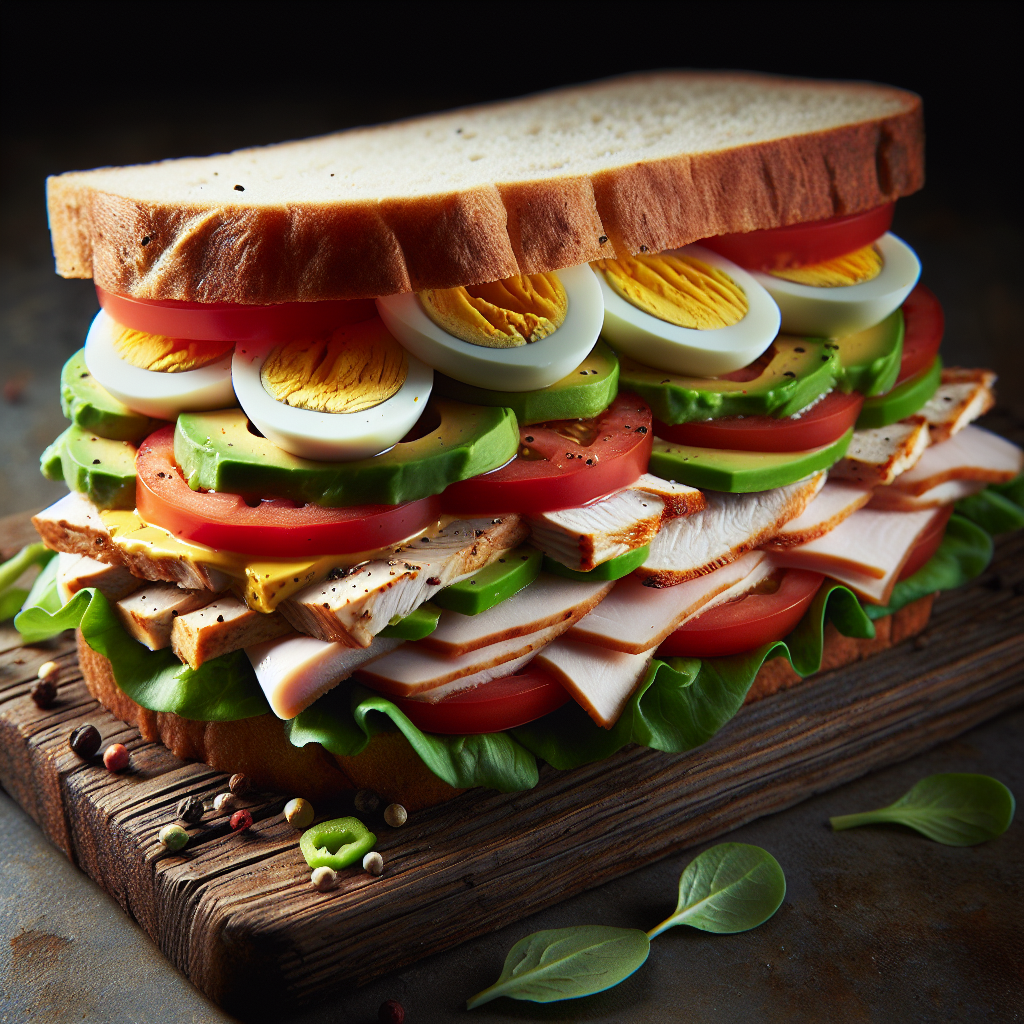 Doğru Sandviç Nasıl Olmalı ? Protein bombası bir tarif! realistic style.