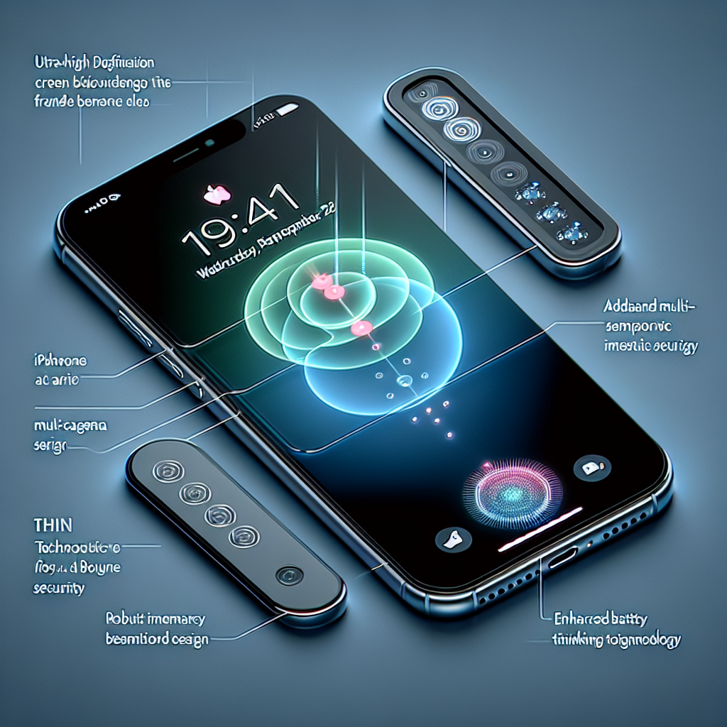 IPhone 17 için Beklenen en önemli özellikler Neler ? İşte Detaylar... realistic style