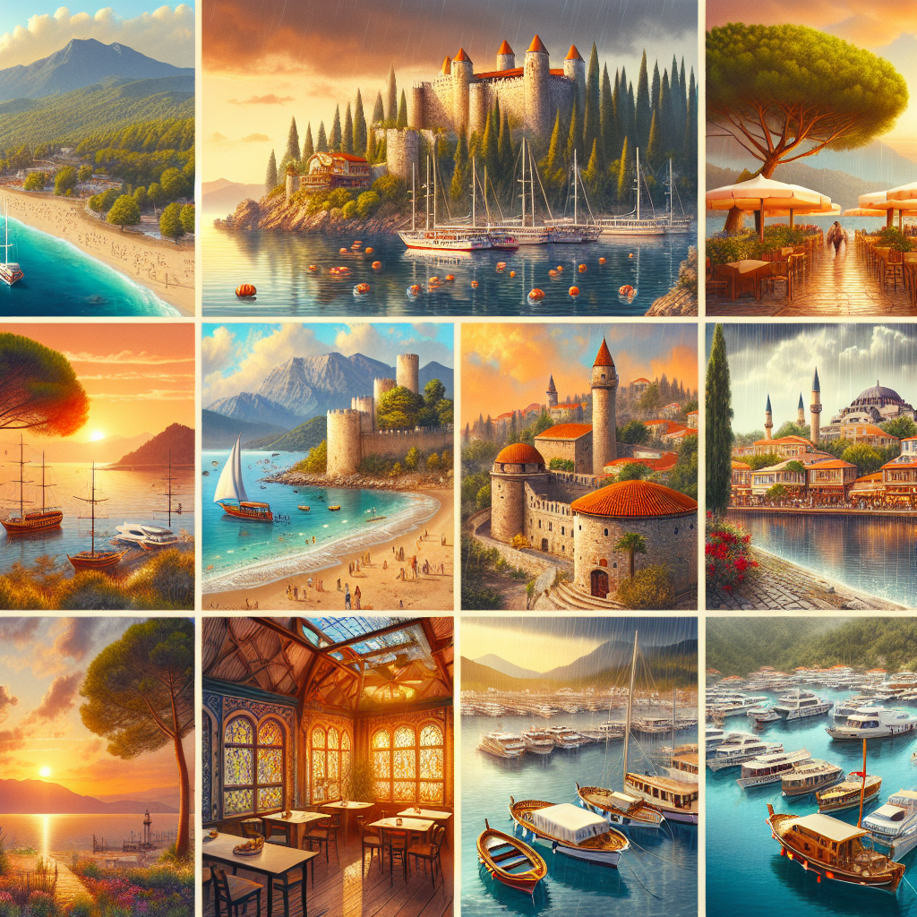 Marmarisin Gezilecek En Güzel 10 Yeri realistic style