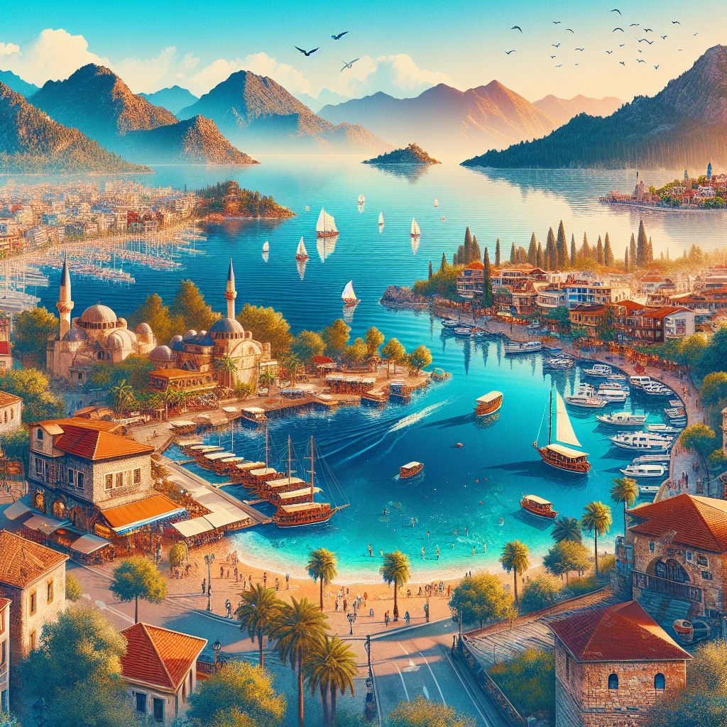 Marmarisin Gezilecek En Güzel 10 Yeri realistic style