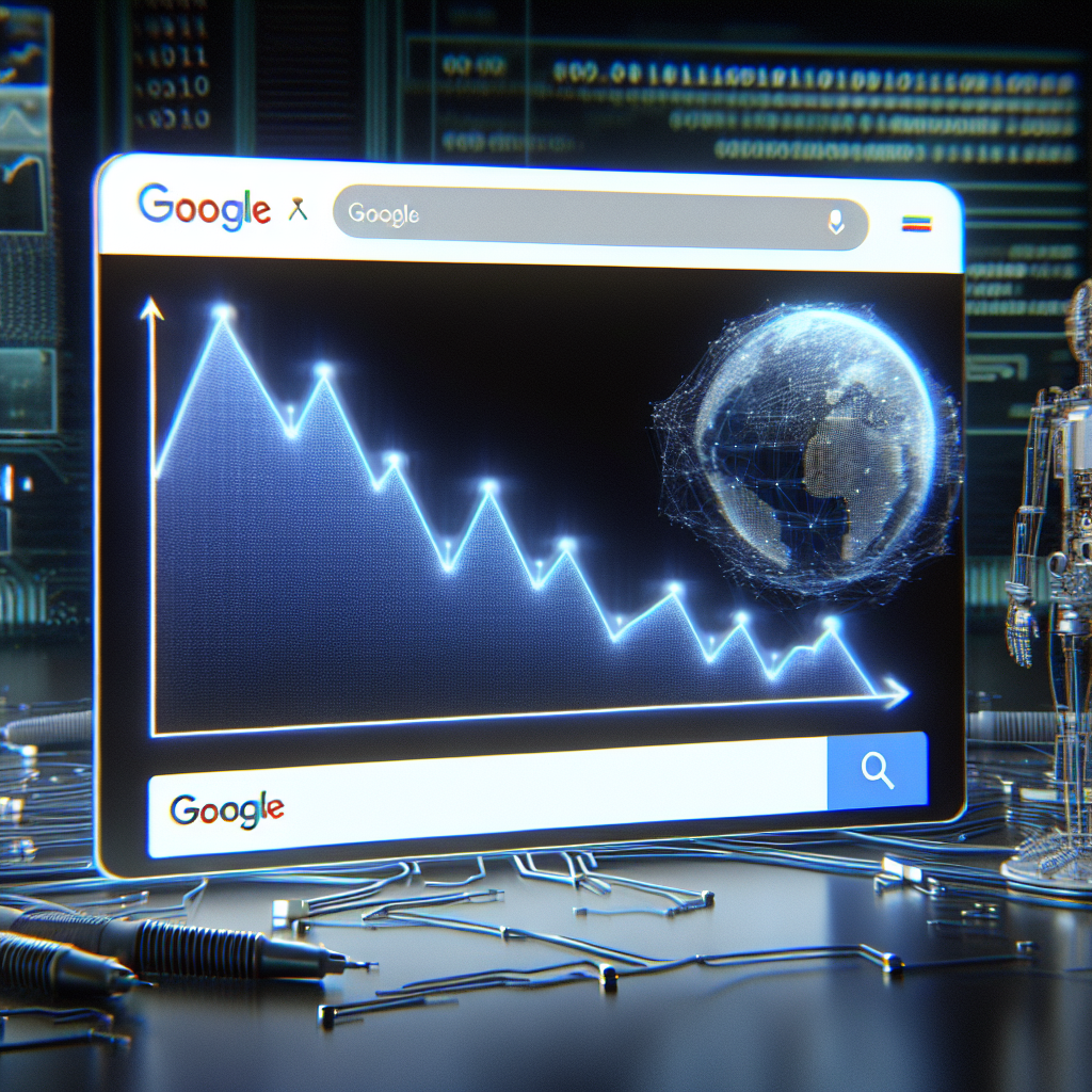 Google Aramaları Yapay Zeka Çıkışından Sonra Geriliyor.. realistic style.