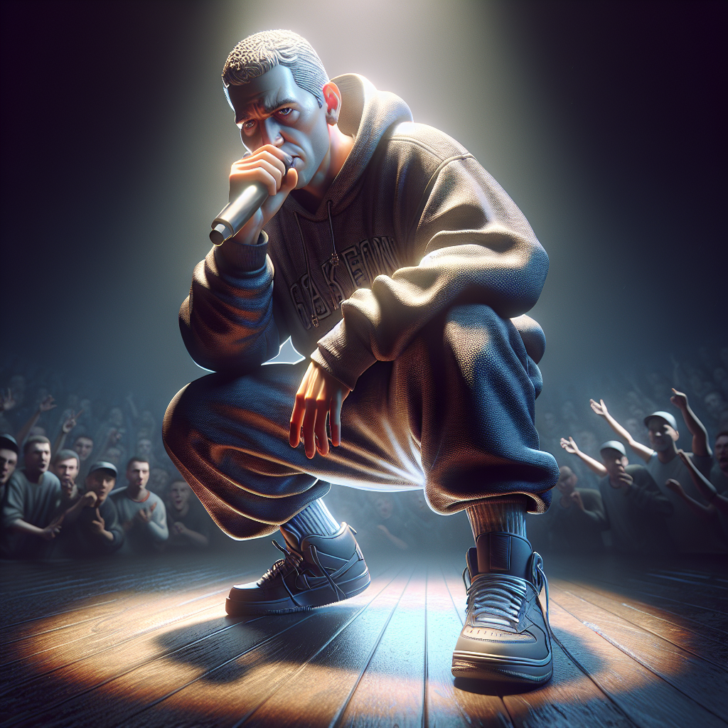 ABD'nin Rapstar Eminem Kariyeri Dudak Uçuklatıyor! realistic style