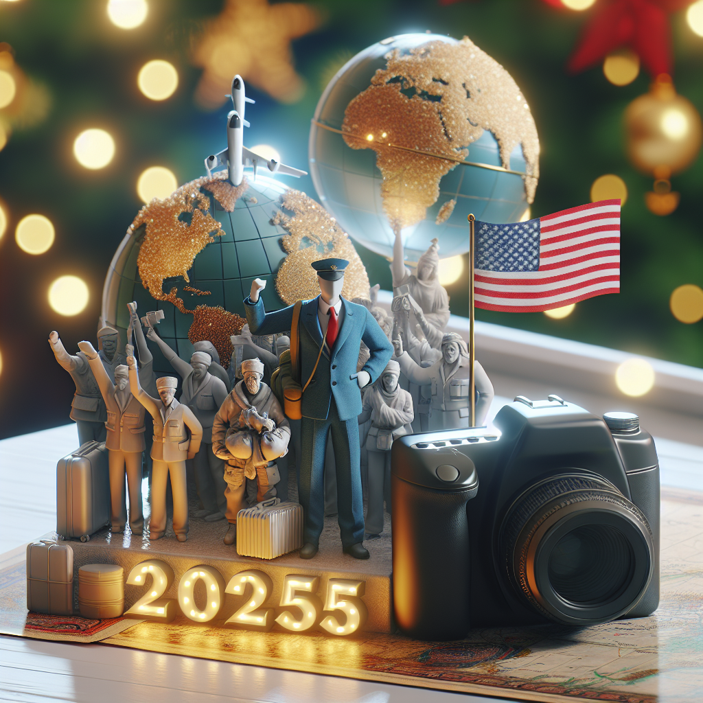 Yeni Yılda 2025'de beklenen Turizm Rakamları realistic style.