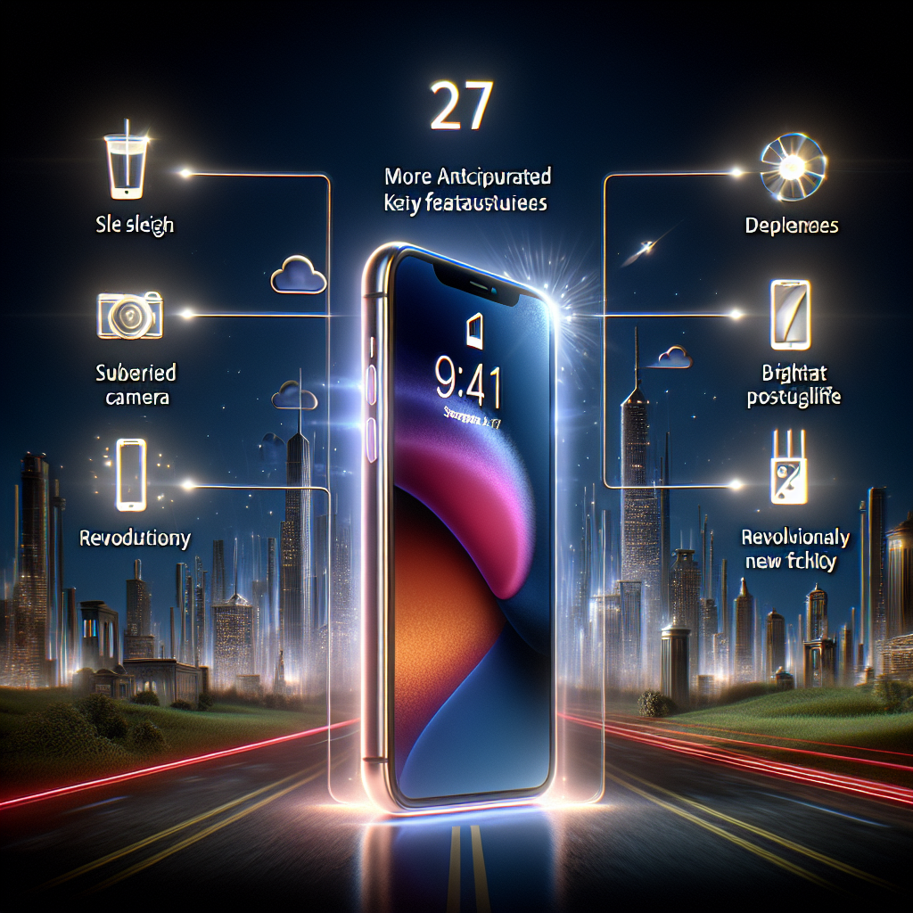IPhone 17 için Beklenen en önemli özellikler Neler ? İşte Detaylar... realistic style