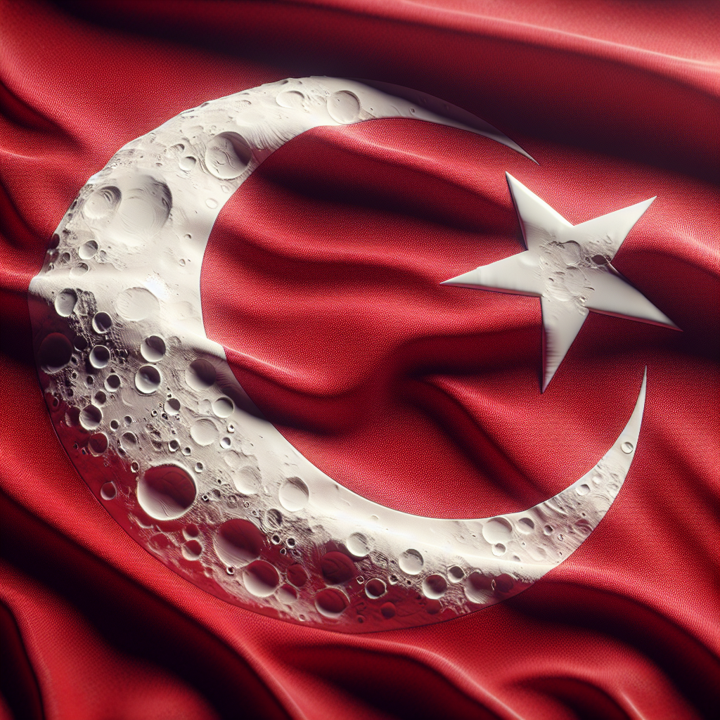 Türk Bayrağındaki Ay ve Yıldız Nereden Geliyor ? İşte Şanlı Türk Bayrağımızın Tarihi realistic style.