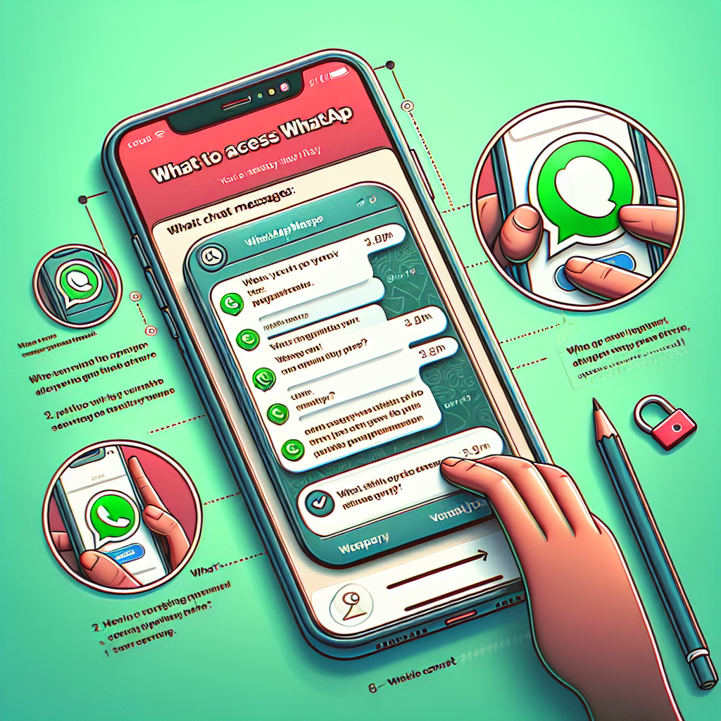 Whatsapp Mesajlarına Erişme Nasıl Yapılır ? Detaylı Anlatım! realistic style