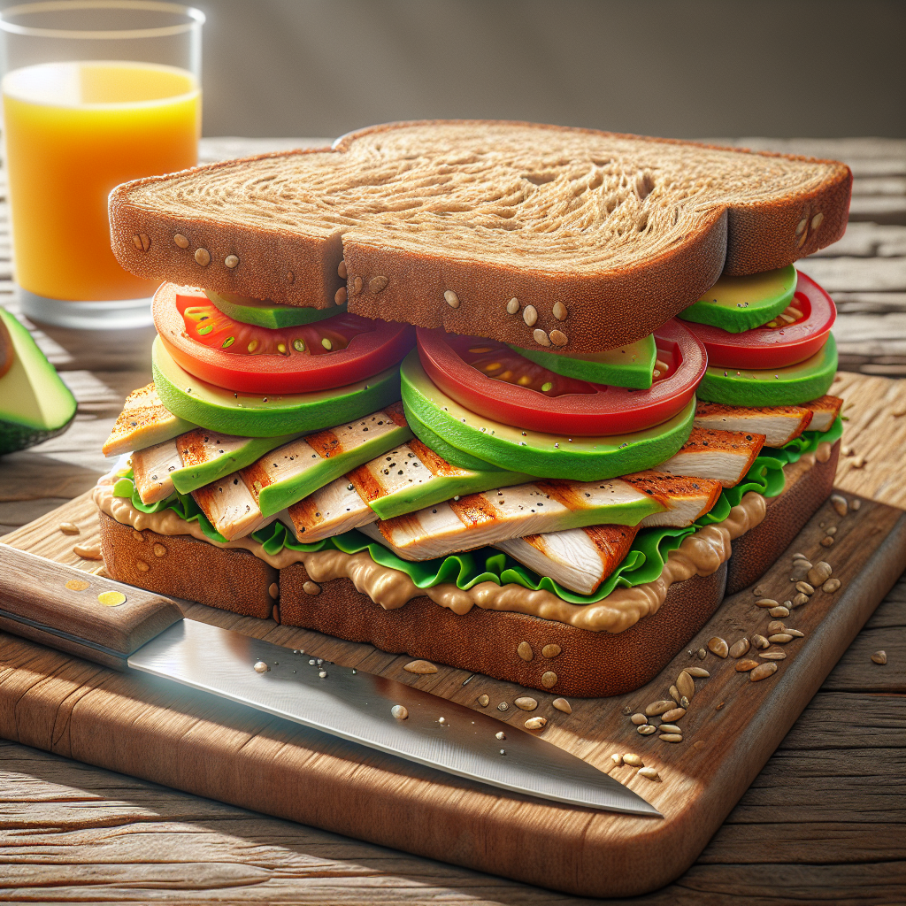 Doğru Sandviç Nasıl Olmalı ? Protein bombası bir tarif! realistic style.