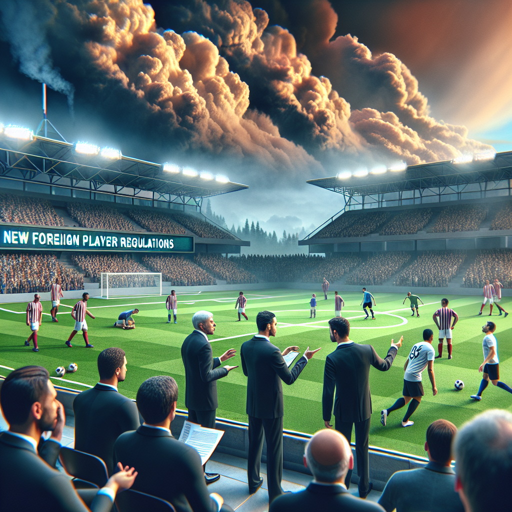 Futbolda Yabancı Sınırı Değişiyor, TFF'nin yeni planı tartışılıyor realistic style.