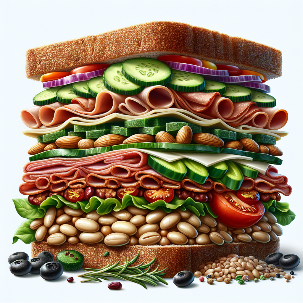 Doğru Sandviç Nasıl Olmalı ? Protein bombası bir tarif! realistic style.