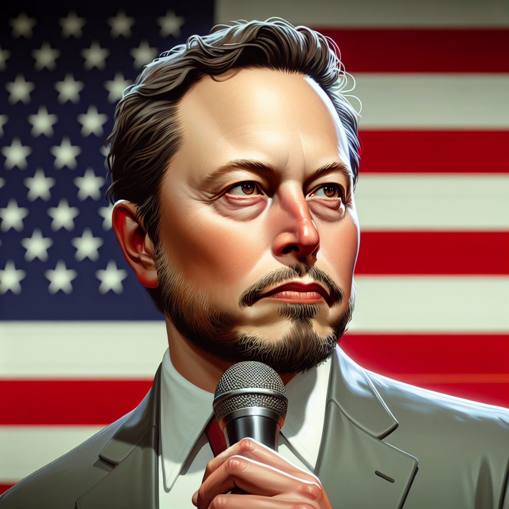 Yeni Parti Kuran Elon Musk ABD ye Başkan Olabilir mi ? realistic style