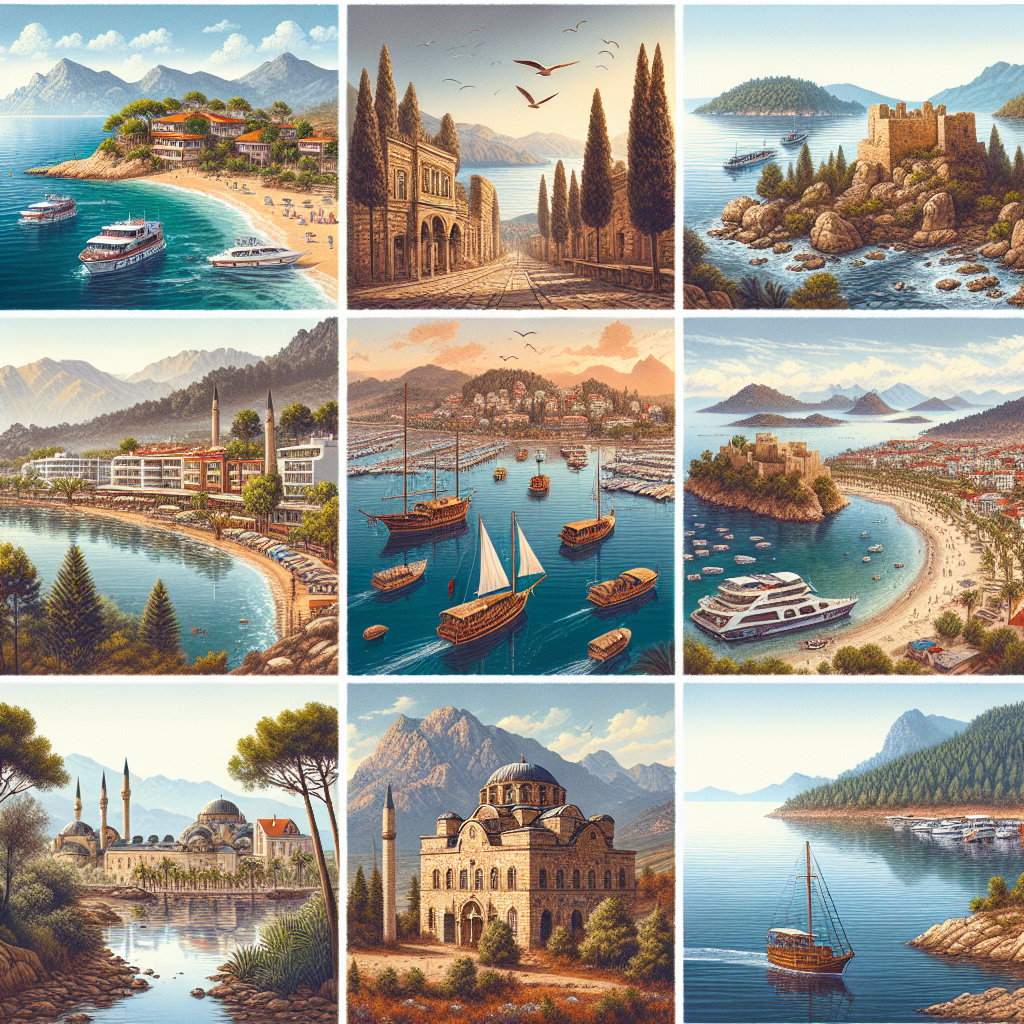 Marmarisin Gezilecek En Güzel 10 Yeri realistic style
