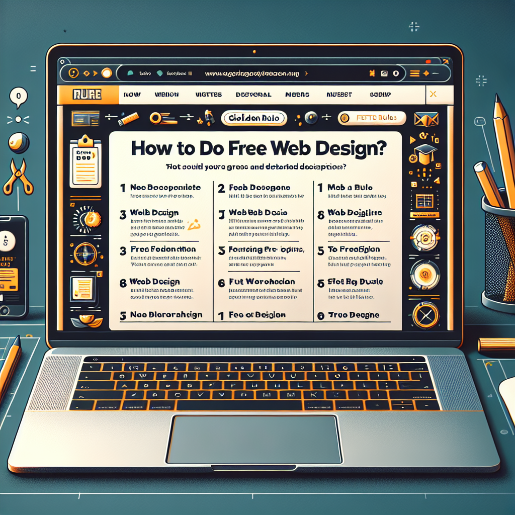 Ücretsiz Web Tasarımı Nasıl Yapılır ? 10 Altın Kural ve Detaylar realistic style
