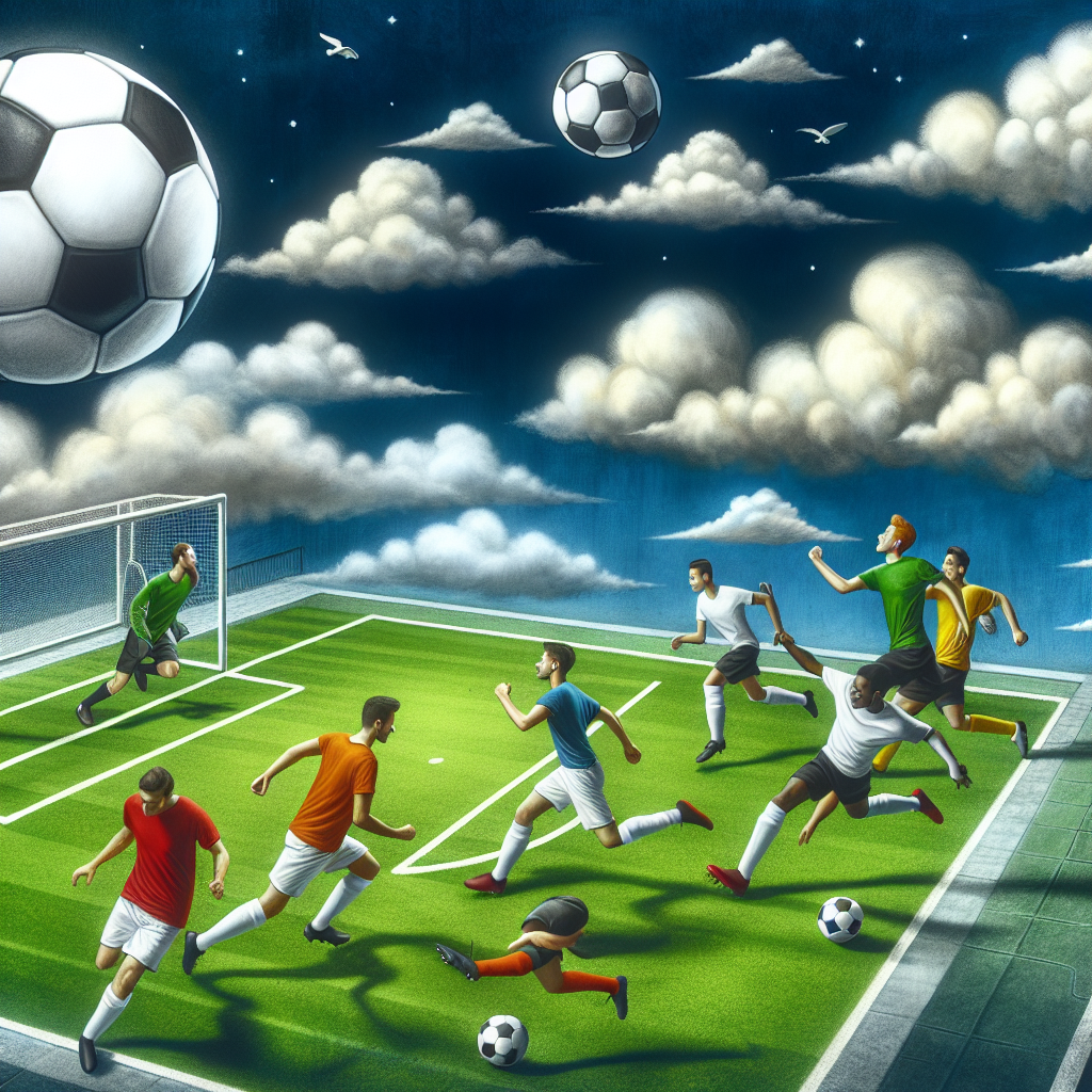 Rüyada Futbol Oynamak Ne anlama gelmektedir ? işte Detaylı olarak Rüyanın Açıklaması! realistic style