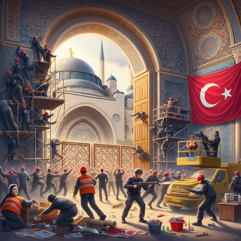 Türkiye'de İşçi Bayramı 1 Mayıs Kutlanacak mı ? İmamoğlu İçerde, güvenlik önemleri bekleniyor realistic style.