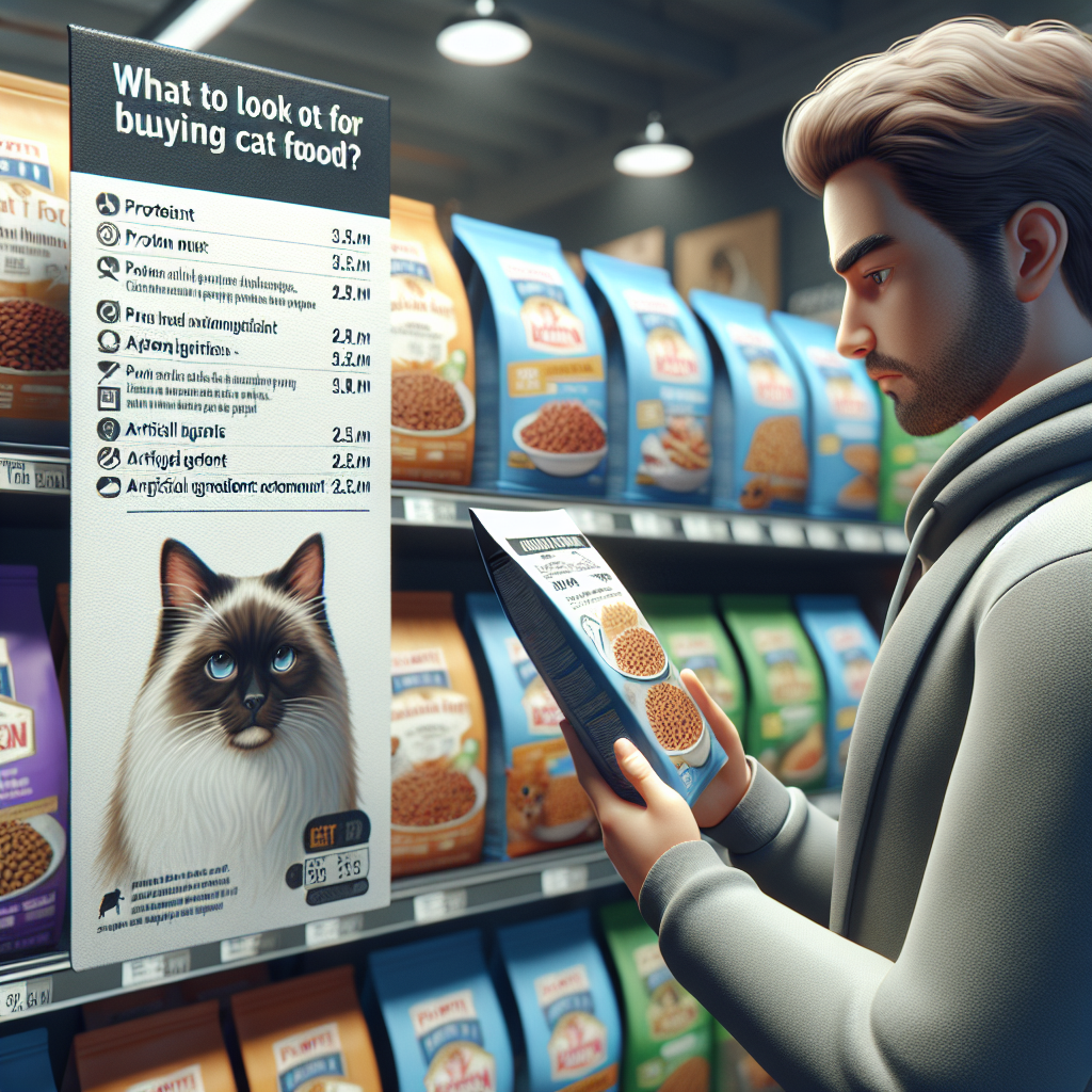 Kedi Maması Alırken Nelere Dikkat Etmeliyiz ? realistic style.