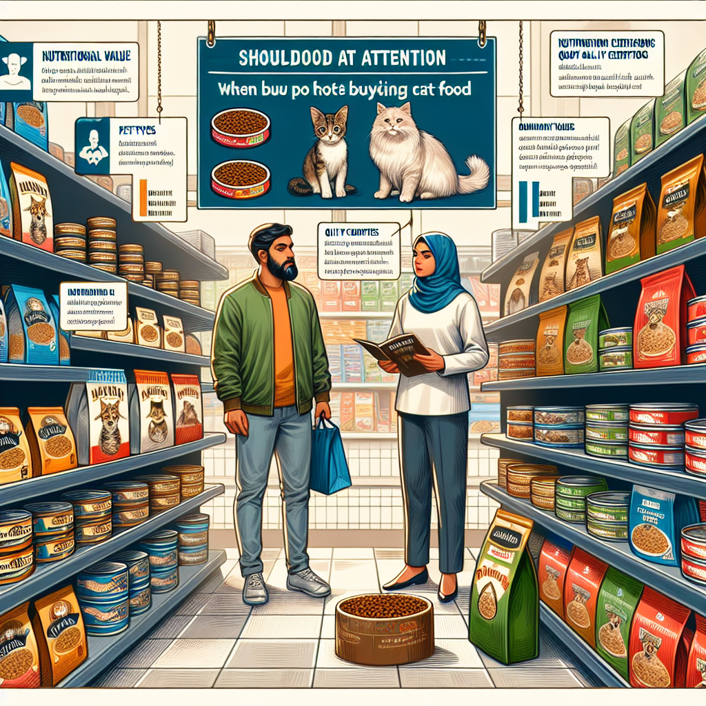 Kedi Maması Alırken Nelere Dikkat Etmeliyiz ? realistic style.