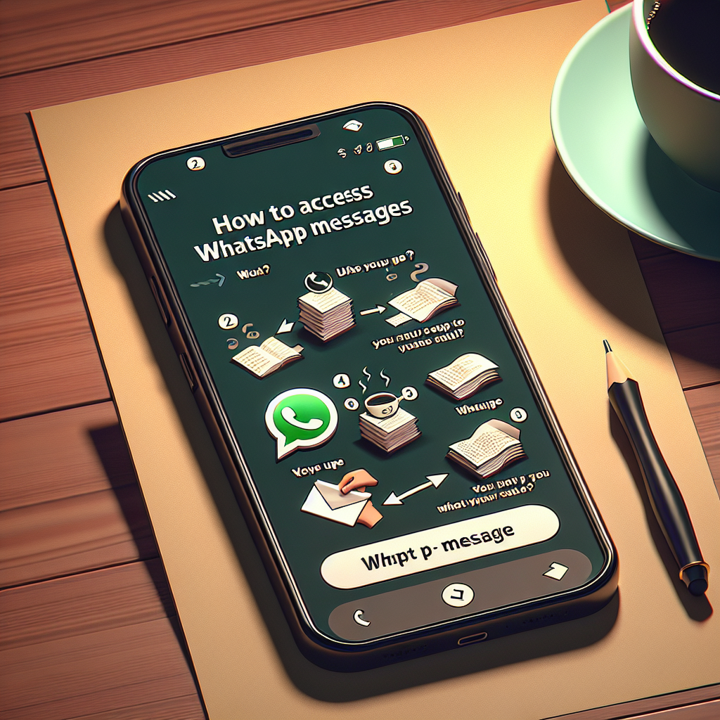 Whatsapp Mesajlarına Erişme Nasıl Yapılır ? Detaylı Anlatım! realistic style